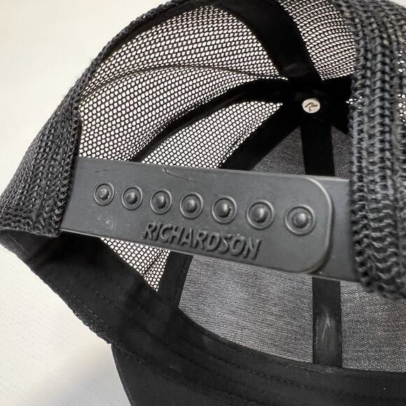 Dixxon Flannel Sturgis Trucker Snapback Hat in Black Richardson Style 712 - Picture 8 of 9